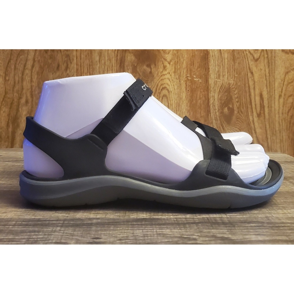 Crocs Swiftwater Webbing‎ Strappy Sandals Women's Size 5 Black